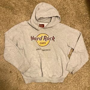 Grey Hard Rock Cafe woman’s hoodie